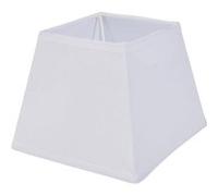 Abat-Jour - Carré - Blanc - Pour Lampe - 15x15x12,5 Cm - Culot E14