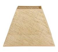 Abat-jour - Carré - Cannage rotin - 41cm diamètre - Salon - Chambre - Pour lampe
