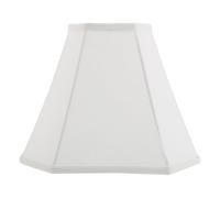 Abat-jour Carré en Tissu Blanc Raccord Araignée 0,4 Pouce | Remplacement Facile, Diffusion Homogène Lumière, Montage Simple, pour Salon et Chambre D'amis