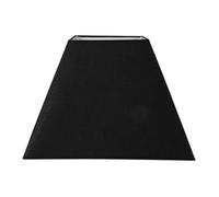 Abat-jour - Carré - Noir - Tissu - Culot E27 - 41 cm