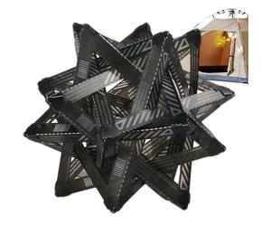 Abat-Jour Compact Abat-Jour pour Lampe de Tente | Couvre-Ampoule Portable Imperméable Pliable pour un en Maison en en Intérieur en Extérieur pour Camping-Car et en Randonnée