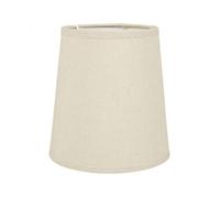 Ostaria Abat-jour 98914 cylindrique couleur lin D15×H16 cm Base 15 cm Culot E14