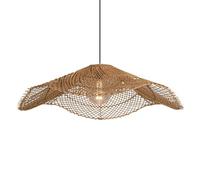 Abat-Jour Créatif Pour Suspension de Style Champêtre, Près Du Plafond, En Rotin Tressé, Compatible Avec Douilles E26/27, Pour Salon Ou Chambre. Lustre Suspendu./40 Cm