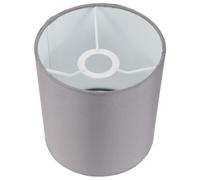 Abat Jour Cylindre en Tissu Gris Décoratif pour Lampe Moderne