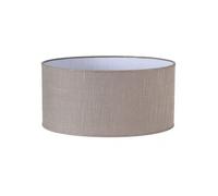 Abat-jour Cylindre Happy M10 Lin Gris 60dx60dx30h
