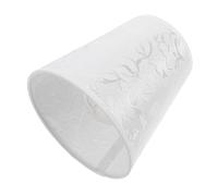 abat-jour Cylindrique en Lin 16 CM E14 abat-jour en Tissu avec Motif Feuilles Remplacement pour Lampe de Table Lampe de Bureau Suspendre Rond Décoratif Respirant