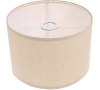 Abat-jour cylindrique en toile de jute - FEBEST - 26x18 cm - Beige - Facile à installer - Diffuseur de lumière