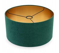 Abat-jour Cylindrique - Light-Home - MEDIOLAN 2360/35/Z - Velours Doré - 35 cm - Multicolore