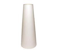 Abat-jour de 250 x 100 x 600 mm - Diamètre inférieur x diamètre supérieur x hauteur - Imitation coton crème (écru) - Pour douille E27 (grand) - Abat-jour 25 x 10 x 60 cm.