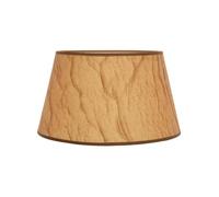 Abat-jour de forme conique, dimensions 40 x 30 x 25 cm, couleur parchemin, design ouvert, idéal pour les lampes de style moderne