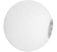 Abat-Jour de Globe en Verre givré Blanc G9 Abat-Jour de Globe en Verre de Remplacement, 12cm