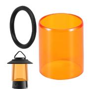 Abat-jour de lampe de rechange | Abat-jour ambre anti-vent | Écran d'ambre multifonction portable pour camping, randonnée, porche, pique-nique extérieur