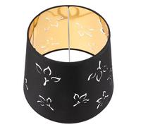 Abat-jour de Lampe en Tissu Noir E27, Doux pour Salon et Salle à Manger | Style Simple et Moderne, Protège la Lumière, Garde un Rendu Propre, Pendaison de Crémaillère
