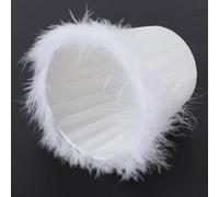 Abat-jour de lampe pendante de lustre en tissu de plumes Abat-jour de lampe murale pour la maison et l'hôtel