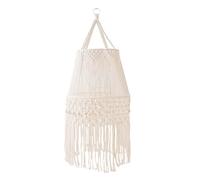 Abat-jour de lampe suspendue, abat-jour en,Abat-jour en corde de coton Boho Macrame tissé à la main | Accessoire de décoration de tapisserie, accessoires de décoration de pièce pour salon, salle à ma