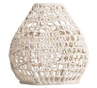 Abat-jour de plafonnier, abat-jour suspendu, pendentif tissé, plafonnier Boho en coton fait à la main, convient à la base E27 pour chambre coucher, salle manger et maison d'hôtes, style 2