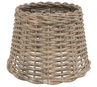 Abat jour de plafonnier marron Ø30x20 cm osier