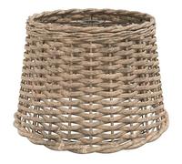 Abat jour de plafonnier marron Ø40x26 cm osier