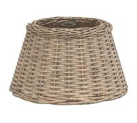 vidaXL Abat-jour de plafonnier marron Ø50x30 cm en osier