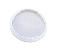 Abat-jour de plafonnier rond à LED, installation facile sans outil, couvercle de lumière à douille tourbillonnante pour un éclairage rapide, mise à niveau des accessoires d ' éclairage en plastique