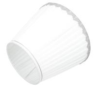 Abat-jour de Rechange Cylindrique E27 en Tissu, Style Vintage Élégant | Applique Murale et Lampadaire, Blanc, Métal, Salle à Manger Cuisine, Accessoire Simple