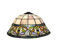 Abat-Jour de Rechange de 35,5 cm (14 Pouces) Uniquement, Style Baroque, vitrail Fait Main, Style Vintage Victoria, décoratif, pour Lampe de Table ou Suspension.