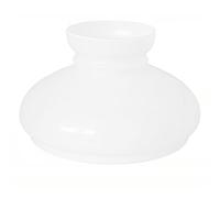 Abat-jour de rechange en verre pour lampes et lustres en fer et laiton, diamètre 11 cm, blanc de lait