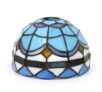 Abat-jour de rechange en verre teinté de style Tiffany, Remplacement de l'abat-jour méditerranéen de 8 pouces uniquement pour lampes murales, lampes suspendues, plafonniers