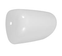 Abat-jour de Rechange pour Lampe de Banquier en Plastique Rétro Blanc | Forme Rectangulaire Amovible, Nettoyage Facile, Réduit L’éblouissement, pour Bureau D’étude, Table de Chevet et Décoration