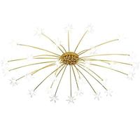 Abat-jour de style fleur, plafonnier lumineux, plafond d'étoiles d'art d'Europe du Nord,lumières suspendues