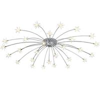 Abat-jour de style fleur, plafonnier lumineux, plafond d'étoiles d'art d'Europe du Nord,lumières suspendues