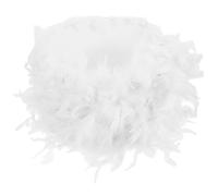 Abat-jour de Table Plume Blanc, Style Moderne Élégant pour Lampe