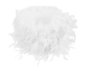 Abat-jour de Table Plume Blanc, Style Moderne Élégant pour Lampe