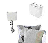 Abat-Jour Décoratif Abat-jour rectangulaire en lin for bureau, abat-jour vintage, abat-jour tambour for applique murale