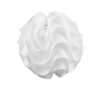 Abat-Jour Diffuseur Lumière Vague Boule, Abat-jour Design Sphère Ondulée en PP, Suspension Lampe Couverture Remplacement Polyvalent, Entretien Facile, Adapté Bar Salon Corridor Espace Lecture, 40cm
