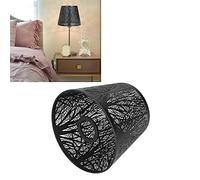 Abat-Jour D'Ombre D'Arbre,Abat-Jour En Fer Vintage Sculpté ForêT Pour Lampe De Table DéCoration De Chevet De Chambre à Coucher Support De Lampe E27 E26