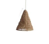 Abat-jour en corde de jute tissée à la main de style bohème pour la maison, le restaurant