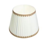 Abat-jour en Dentelle E27 en Tissu et Fer, Style Vintage | Accessoire pour Lampe, Remplacement D'abat-jour, Usage Bureau Lecture, Abat Jour Lampadaire