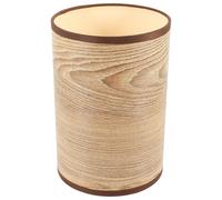 Abat-jour en grain de bois pour lustre, abat-jour moderne pour chambre à coucher, décoration d'intérieur avec un design créatif élégant, effet d'éclairage confortable, matériau PP et métal