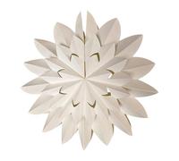 Abat-jour en origami pour décoration de restaurant, bureau, diamètre 40 cm, blanc