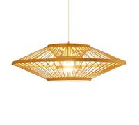 Abat-Jour en Osier Style bohème, Suspension Moderne en Bambou, luminaire décoratif Fait Main, idéal pour Une Chambre, Un Couloir ou Une Ferme