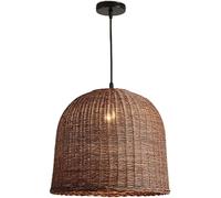 Abat-Jour en Panier en rotin Fait à la Main, Lustre de Cuisine, décoration intérieure, Suspension de Plafond, Lustre en rotin, nid d'oiseau,lumière Douce