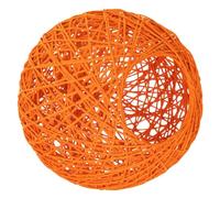 Abat-jour en Papier Boule Orange Décoratif pour Salon et Plafond