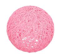 Abat-jour en Papier Boule Rose, Style Chic, Lumière Douce