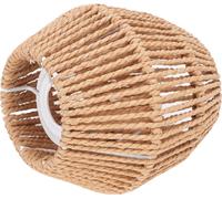 Abat-jour en papier compatible avec le culot E27 E14 Abat-jour décoratif tissé pour la maison, l'hôtel et le café