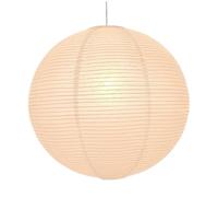 Abat-jour en papier de 40, 6 cm de large, rond et pliable, élégant et rustique à suspendre pour la maison, la salle à manger, la chambre coucher, la cuisine, salon thé, beige