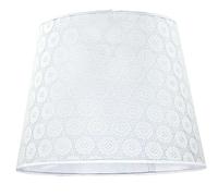 Abat-Jour En Textile Conique En Dentelle Blanche Pour Lampe Suspendue E27