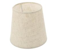 abat-jour en Tissu 0102 Gros Lin Naturel abat-jour Rustique pour Lampe de Table Accessoire Décoratif pour Chambre Salon et Bureau Simple et Moderne Protection Lampe