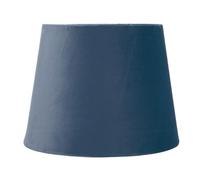 Abat Jour en Tissu, 21.5x16.5x16cm Abat Jour Conique en Velours E27 E14, Abatjour Moderne pour Table de Chevet, Lampadaire(Bleu)