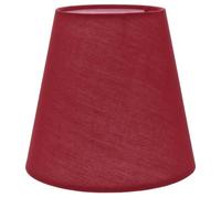 Abat-jour en Tissu Accessoire de Lampe E14, Rouge, Simple Installation | Lumière Douce et Agréable, Structure Robuste, Ne Se Décolore Pas Facilement, pour Salon et Studio